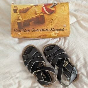 Salt Water Brown Toddler Sandals